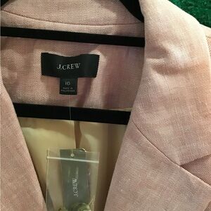 J.Crew Pink Double Breasted Blazer